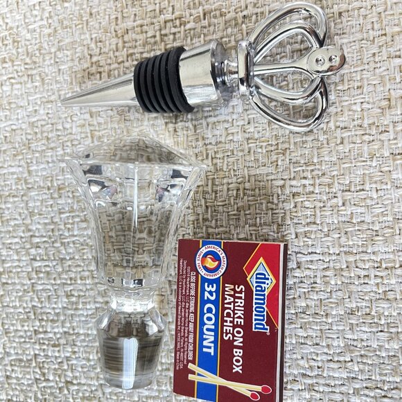 Wine Bottle Stopper Glass decanter stopper - Picture 5 of 10